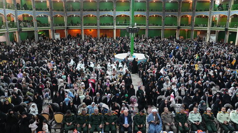 تصاویر/ اجتماع ۶ هزار نفری دختران تمدن ساز یزد