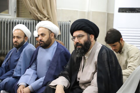 تصاویر/جلسه اخلاق نماینده ولی فقیه در حوزه علمیه امام باقر ( ع)کامیاران