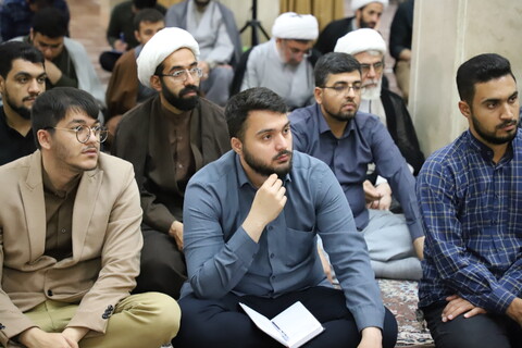 تصاویر/جلسه اخلاق نماینده ولی فقیه در حوزه علمیه امام باقر ( ع)کامیاران