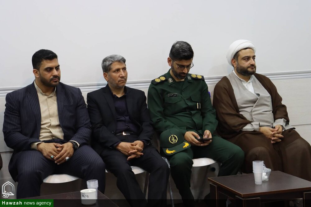 دیدار سردار حسن‌پور، رئیس سازمان بسیج اصناف، بازاریان و فعالان اقتصادی کشور با حجت الاسلام والمسلمین موسوی فرد، نماینده ولی فقیه در خوزستان