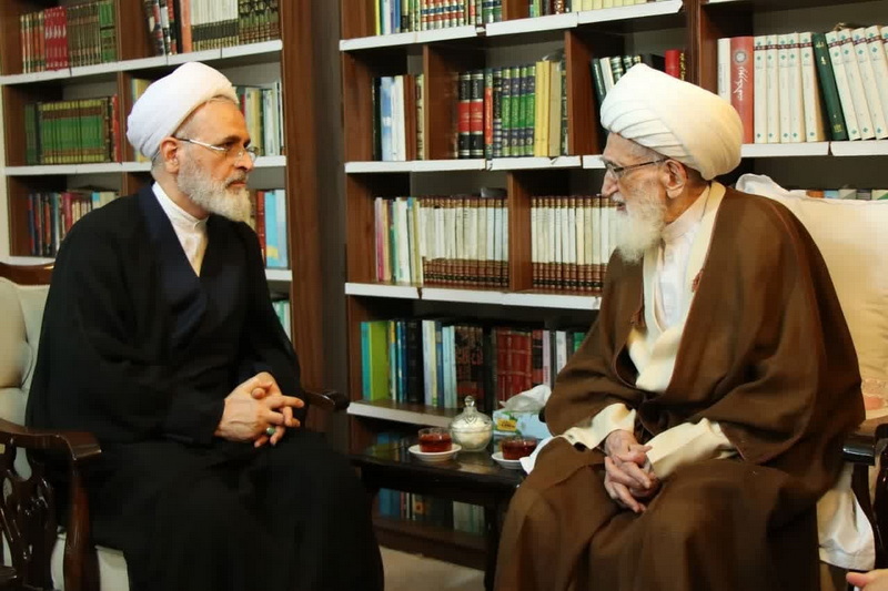 Le directeur des séminaires islamiques du pays rencontre le grand ayatollah Nouri Hamedani