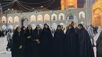 تصاویر/ حضور طلاب مدرسه علمیه فاطمه الزهرا ساوه در اردوی زیارتی مشهد