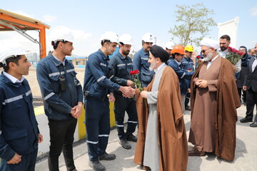 تصاویر/ بازدید نماینده ولی فقیه در آذربایجان غربی از پتروشیمی ارومیه