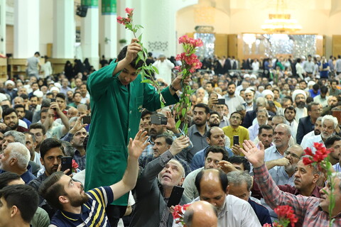 تصاویر/ مراسم جشن بزرگداشت شب میلاد حضرت فاطمه معصومه سلام الله علیها در حرم مطهر بانوی کرامت