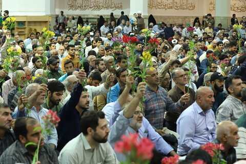 تصاویر/ مراسم جشن بزرگداشت شب میلاد حضرت فاطمه معصومه سلام الله علیها در حرم مطهر بانوی کرامت