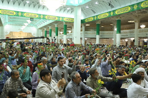 تصاویر/ مراسم جشن بزرگداشت شب میلاد حضرت فاطمه معصومه سلام الله علیها در حرم مطهر بانوی کرامت
