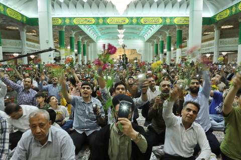 تصاویر/ مراسم جشن بزرگداشت شب میلاد حضرت فاطمه معصومه سلام الله علیها در حرم مطهر بانوی کرامت