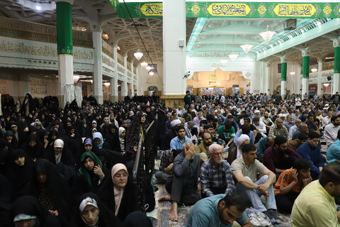 تصاویر/ مراسم جشن بزرگداشت شب میلاد حضرت فاطمه معصومه سلام الله علیها در حرم مطهر بانوی کرامت