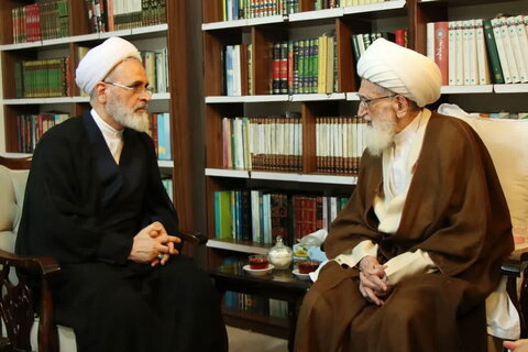 Le directeur des séminaires islamiques du pays rencontre le grand ayatollah Nouri Hamedani