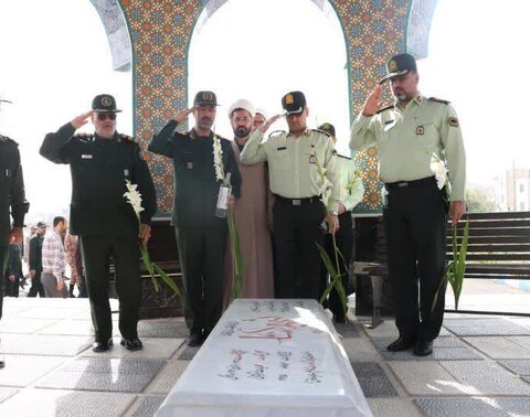 تصاویر/مراسم سالروز تشییع شهید گمنام در سپاه روح الله استان مرکزی