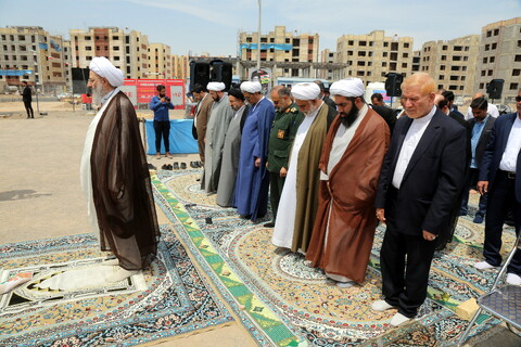 تصاویر/ آیین کلنگ زنی مسجد جامع حضرت زهرا (س)