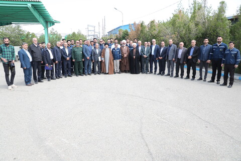تصاویر/بازدید نماینده ولی فقیه در آذربایجان غربی از پتروشیمی ارومیه