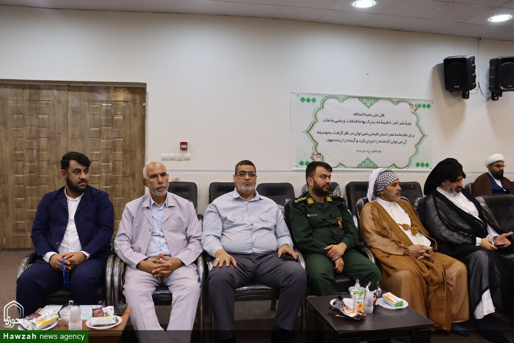 دیدار فرماندهان و مسئولان عقیدتی سیاسی نواحی مقاومت بسیج اهواز و کارون با نماینده ولی فقیه در خوزستان