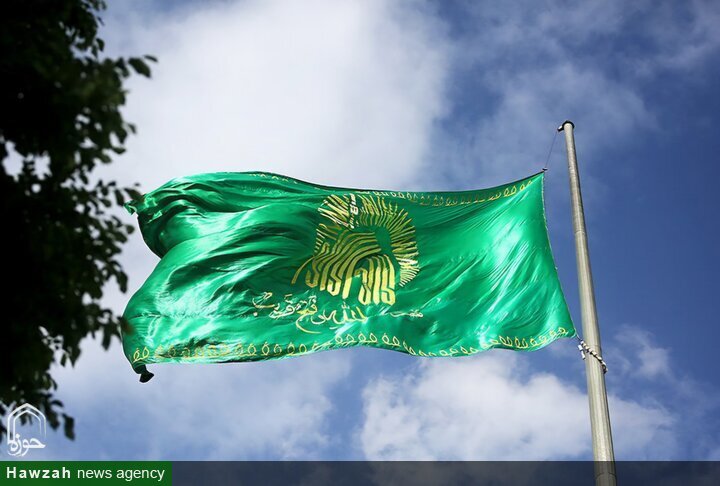 پرچم رضوی در تبریز به اهتزار درآمد