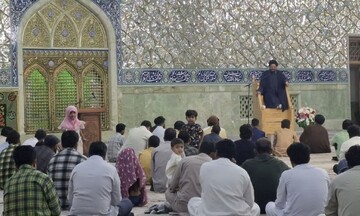 جشن میلاد بانوی کرامت به زبان اردو در حرم مطهر