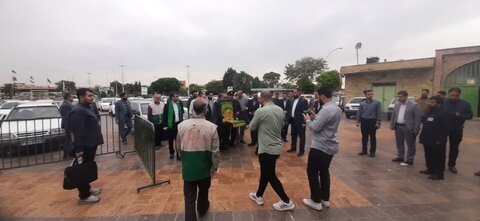 تصاویر / مراسم غبارروبی آستان مقدس امام زاده حسین علیه الاسلام با حضور خادمین حرم مطهر رضوی