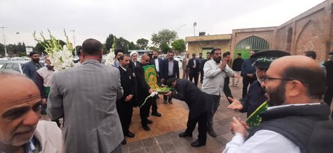 تصاویر / مراسم غبارروبی آستان مقدس امام زاده حسین علیه الاسلام با حضور خادمین حرم مطهر رضوی