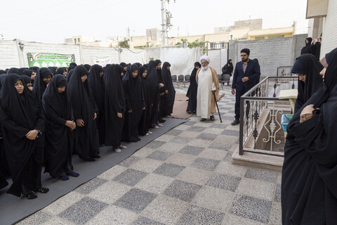 حضور آیت الله ناصری در دبیرستان شهید مطهری به مناسبت روز دختر