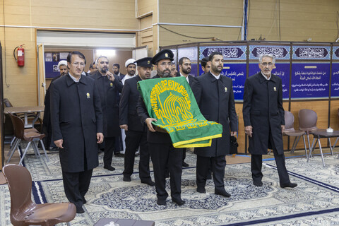 دیدار خادمان کاروان زیر سایه خورشید با امام جمعه یزد