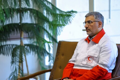 تصاویر | دیدار رئیس جمعیت هلال احمر با نماینده ولی‌فقیه در آذربایجان‌شرقی