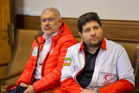 تصاویر | دیدار رئیس جمعیت هلال احمر با نماینده ولی‌فقیه در آذربایجان‌شرقی