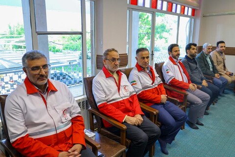 تصاویر | دیدار رئیس جمعیت هلال احمر با نماینده ولی‌فقیه در آذربایجان‌شرقی
