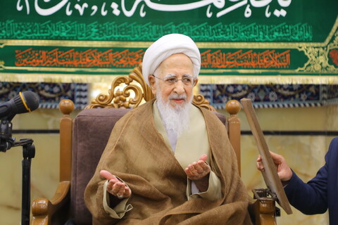 تصاویر / مراسم روز معلم و تقدیر از استاد آیت الله العظمی جوادی آملی