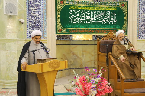 تصاویر / مراسم روز معلم و تقدیر از استاد آیت الله العظمی جوادی آملی