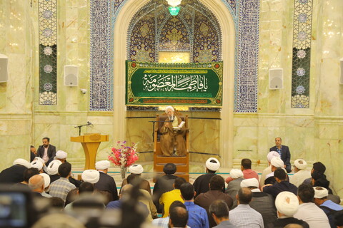 تصاویر / مراسم روز معلم و تقدیر از استاد آیت الله العظمی جوادی آملی