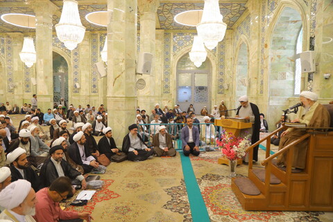 تصاویر / مراسم روز معلم و تقدیر از استاد آیت الله العظمی جوادی آملی