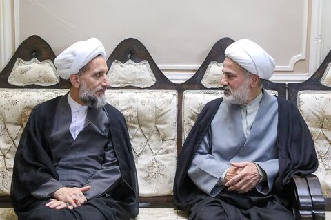 تصاویر / دیدار نماینده ولی‌فقیه در استان قزوین  با معمرین روحانی و اساتید حوزه علمیه قزوین