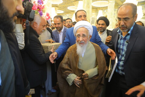 تصاویر / مراسم روز معلم و تقدیر از استاد آیت الله العظمی جوادی آملی