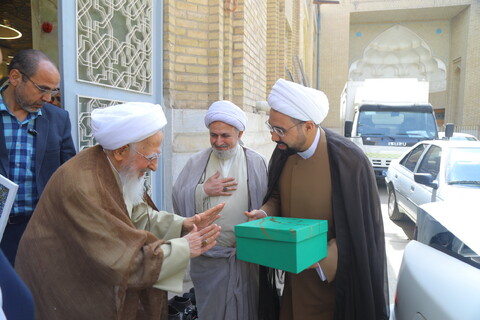 تصاویر / مراسم روز معلم و تقدیر از استاد آیت الله العظمی جوادی آملی