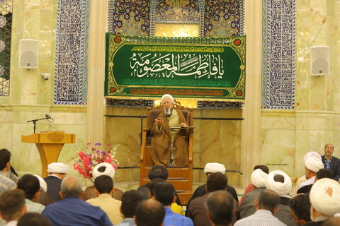 تصاویر / مراسم روز معلم و تقدیر از استاد آیت الله العظمی جوادی آملی