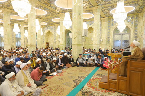 تصاویر / مراسم روز معلم و تقدیر از استاد آیت الله العظمی جوادی آملی