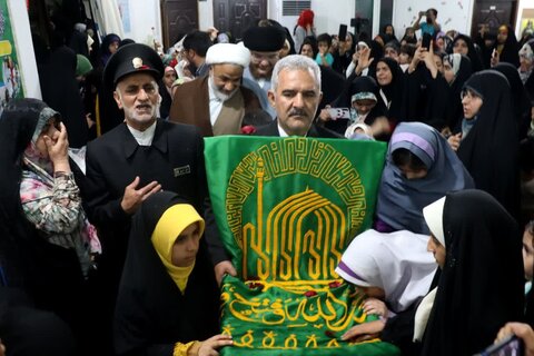 تصاویر/ جشن میلاد حضرت معصومه(س) با حضور خادمان امام رضا(ع) در برازجان