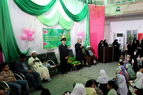 تصاویر/ جشن میلاد حضرت معصومه(س) با حضور خادمان امام رضا(ع) در برازجان