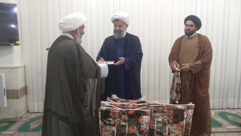 تصاویر/ مراسم تجلیل از مقام شامخ استاد در مدرسه علمیه خواهران خورموج