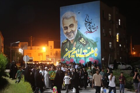 تصاویر/ خادمان امام رضا(ع) در جمع بوشهری‌ها