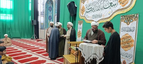 تصاویر ویژه برنامه گرامیداشت مقام معلم در مدرسه علمیه نورآباد