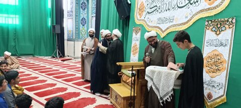 تصاویر ویژه برنامه گرامیداشت مقام معلم در مدرسه علمیه نورآباد