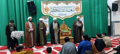 تصاویر ویژه برنامه گرامیداشت مقام معلم در مدرسه علمیه نورآباد