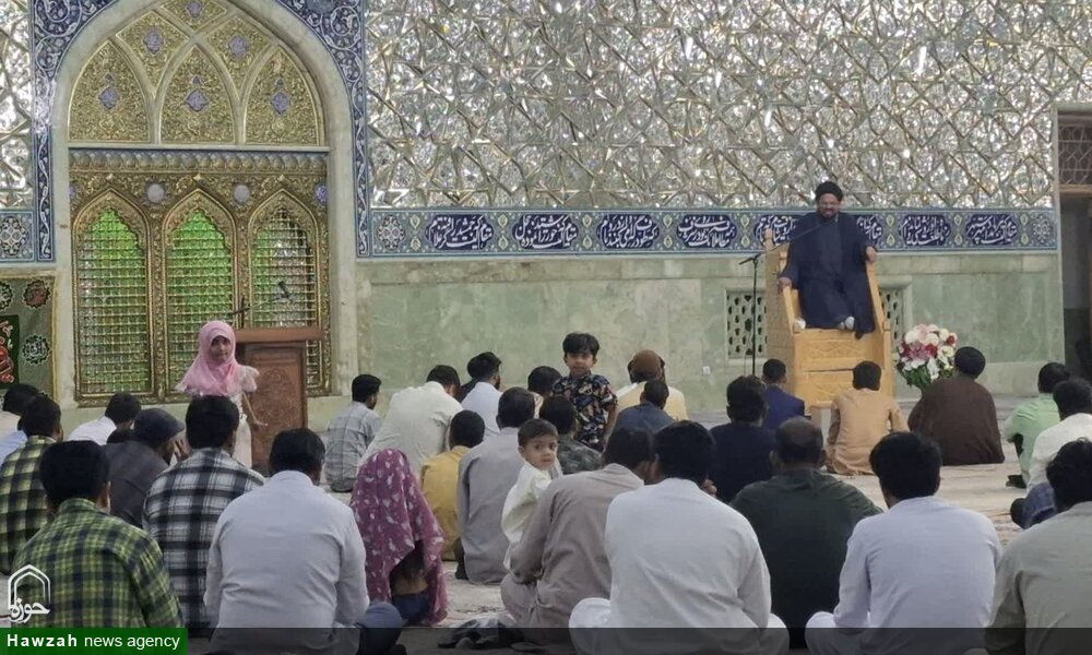 جشن میلاد بانوی کرامت به زبان اردو در حرم مطهر