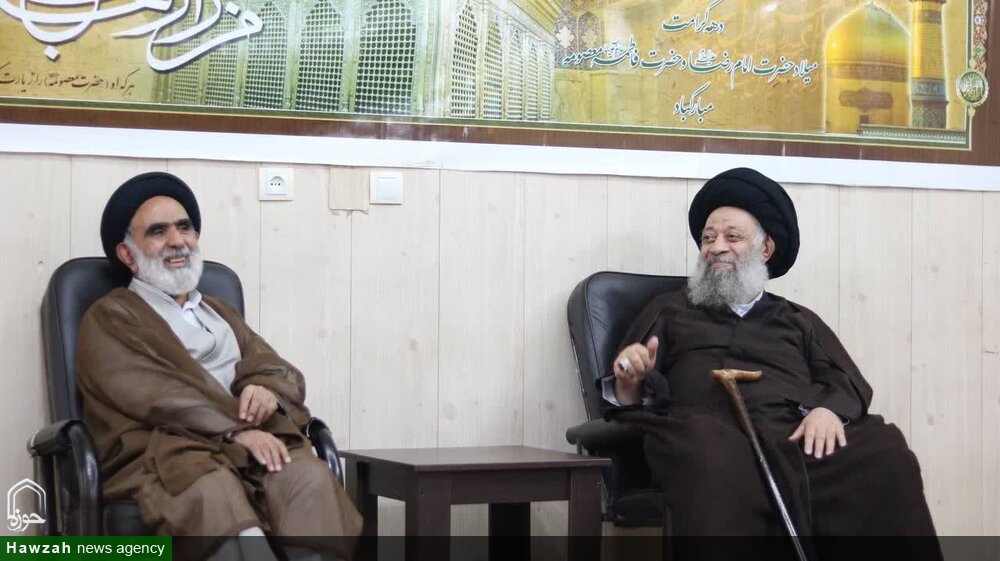 دیدار نماینده ولی‌فقیه در وزارت جهاد کشاورزی با عضو مجلس خبرگان رهبری