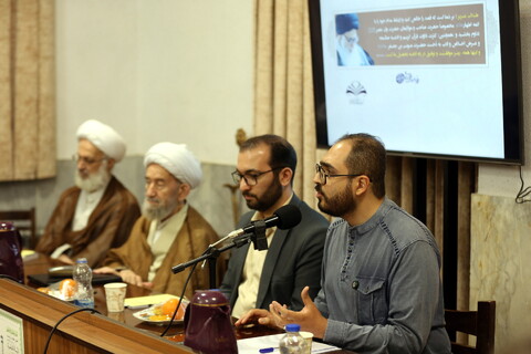 تصاویر/ مراسم رونمایی از کتاب تازه‌یاب الرسالة الفاطمیة