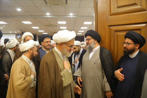 تصاویر / مراسم رونمایی از  " درگاه جامع فقه معاصر  " در قم