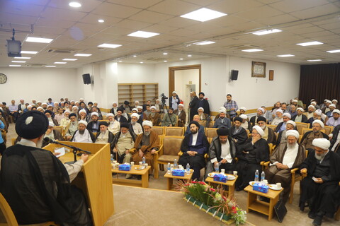 تصاویر / مراسم رونمایی از  " درگاه جامع فقه معاصر  " در قم