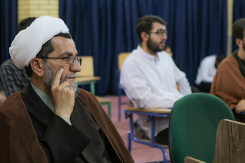 تصاویر/جلسه هم‌افزایی امنیت و بصیرتی و تعامل طلاب بسیجی با سپاه پاسداران