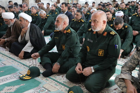 تصاویر/ آیین گرامی داشت هفته عقیدتی و سیاسی در قرارگاه حمزه سیدالشهدا نیروی زمینی سپاه پاسداران