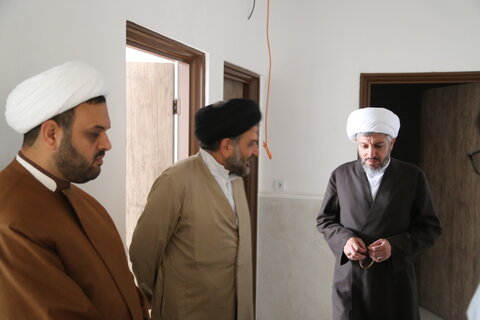 تصاویر/معاون منابع انسانی حوزه‌های علمیه کشور از پروژه‌های عمرانی حوزه علمیه خوزستان بازدید کرد